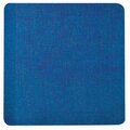 Aarco Fabric Covered Tackable Board Radius Model 48" x 48" Sapphire RDF4848745